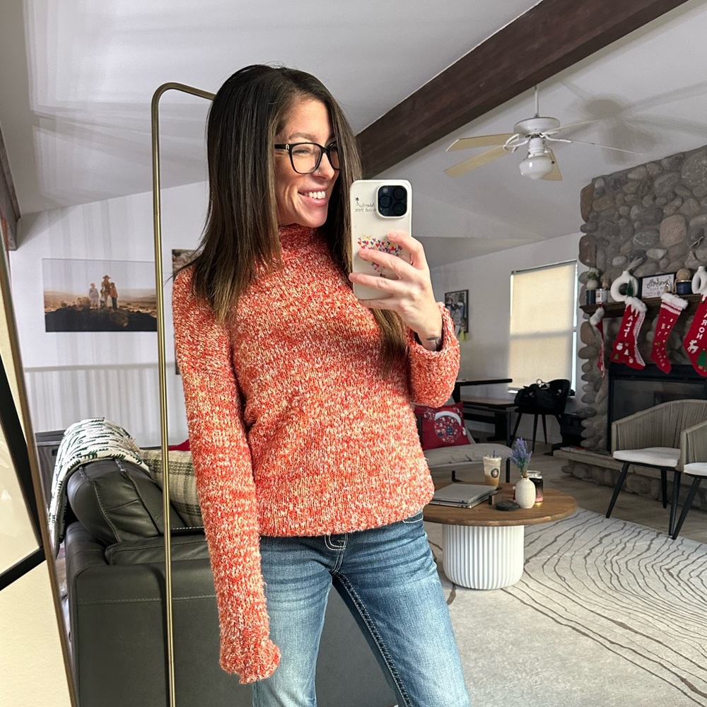 XS Pink Lily sweater - like new